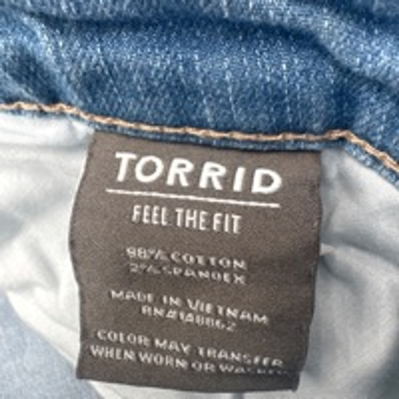 TORRID Vintage Stretch Jeans Size 10R Blue Denim - Picture 3 of 6